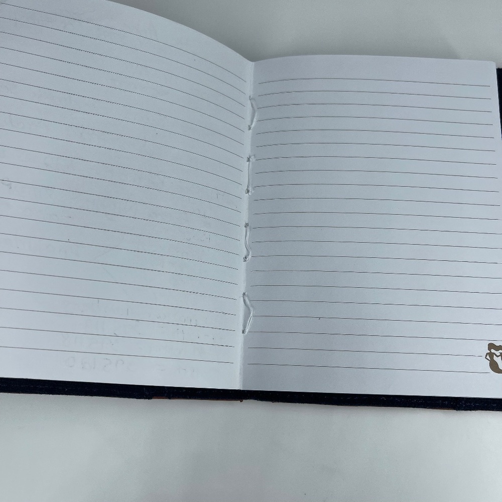 Spartina 449 Natural Linen Genuine Leather Journal - Mary Lavinia Pattern - Picture 4 of 8